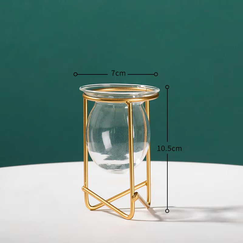 Terrarium Flower Vase for Home Hydroponic Plant Vase Glass Containers Nordic Art Retro Home Garden Craft Ornaments Jarrones Hot