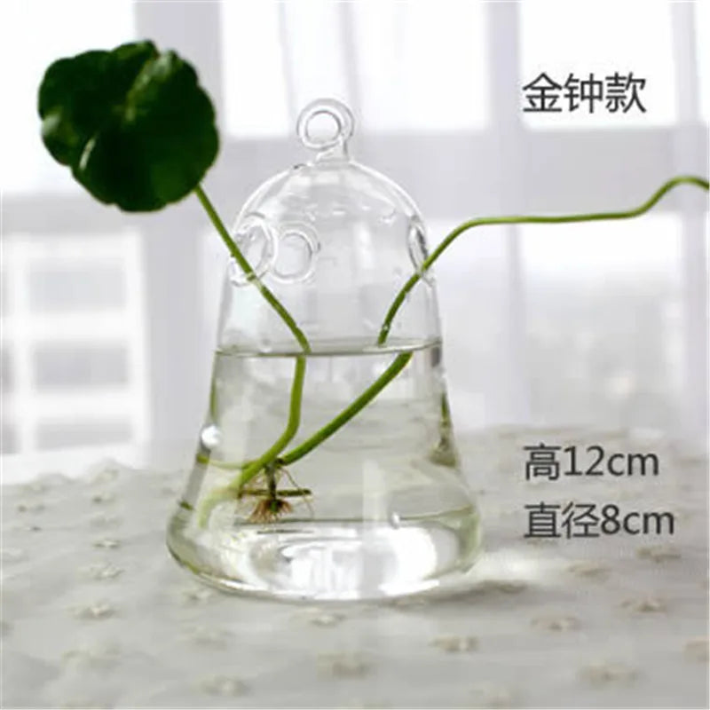 Hand Made Glass Vase Terrarium Transparent Hydroponic Flower Vase Fish Tank Aquarium Container Flower Planter Pots Home Decor