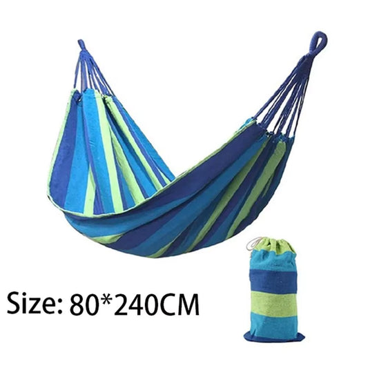 Portable Hammocks Single or Double Hammocks Outdoor and Indoor Camping Accessories with Slings and Hooks