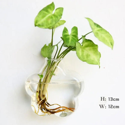 Home Decorations Hydroponic Plants Purify House Glass Crafts Flower Vase Hydroponic Vase Flower Pot Plant Container