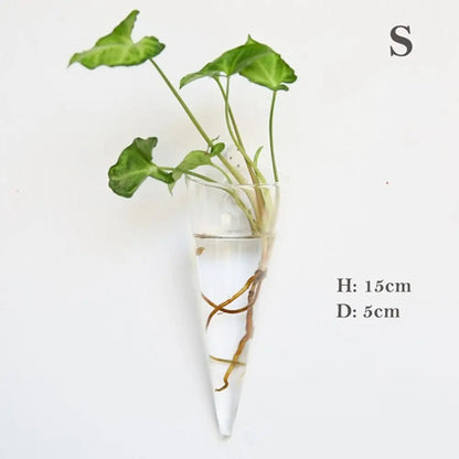 Home Decorations Hydroponic Plants Purify House Glass Crafts Flower Vase Hydroponic Vase Flower Pot Plant Container